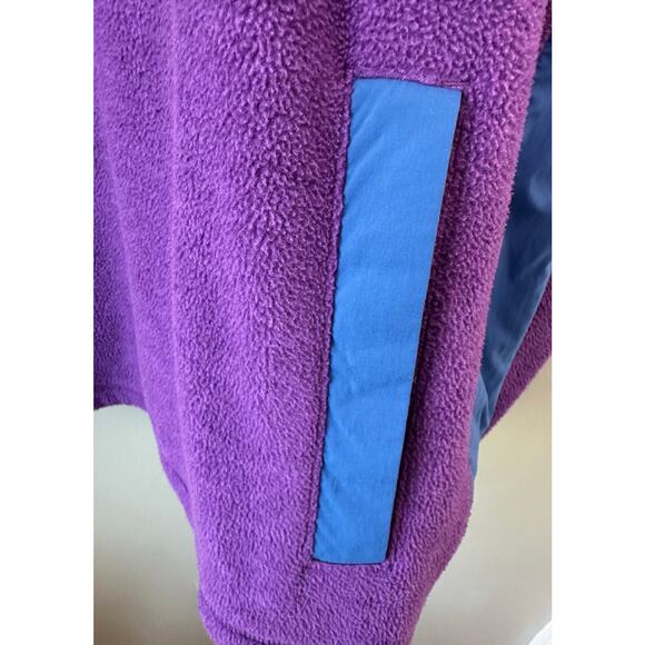 Outdoor Afro + REI Co-op Women 1XL Blue Purple Fleece Pullover Sweater - Picture 6 of 9